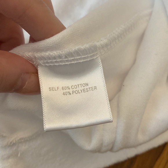 Jane and Delancey Women’s White V-Neck Collared Shirt Size M - Picture 6 of 7